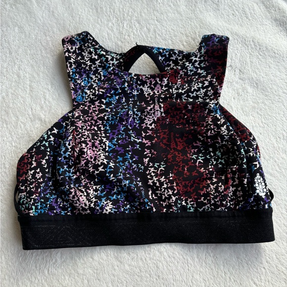 Free people Twist Pointe Strappy Printed Bra - Picture 3 of 5